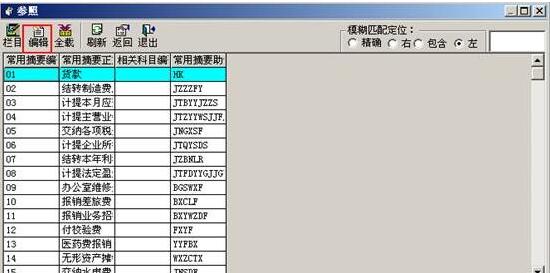 用友軟件摘要怎么設(shè)置？